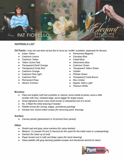 Pat Fiorello: Elegant Still Life - Fresh and Fearless Painting