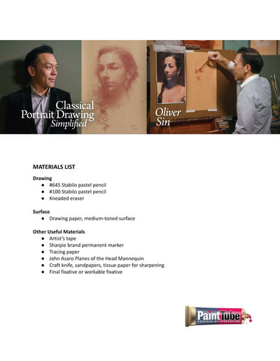 Oliver Sin: Classical Portrait Drawing Simplified