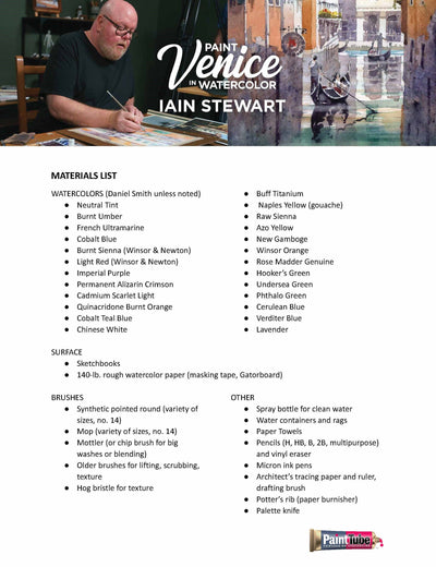 Iain Stewart: Paint Venice in Watercolor