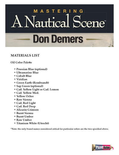Don Demers: Mastering a Nautical Scene