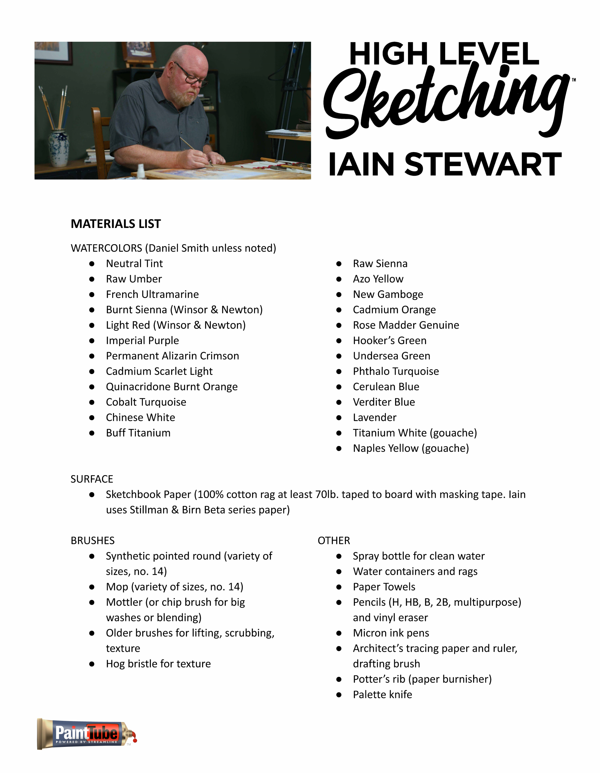 Iain Stewart: High Level Sketching