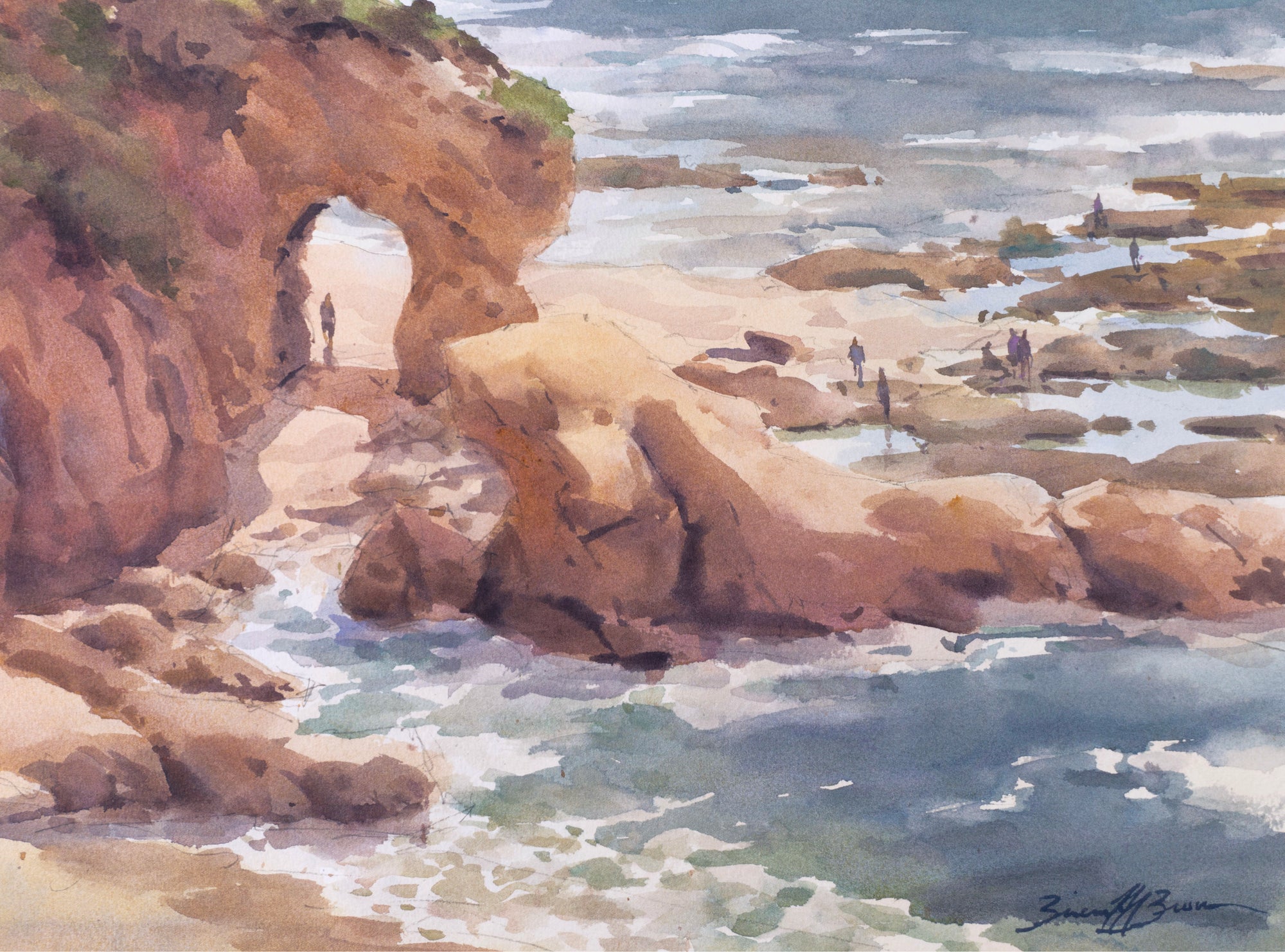 Brienne Brown: Seascapes in Oil & Watercolor