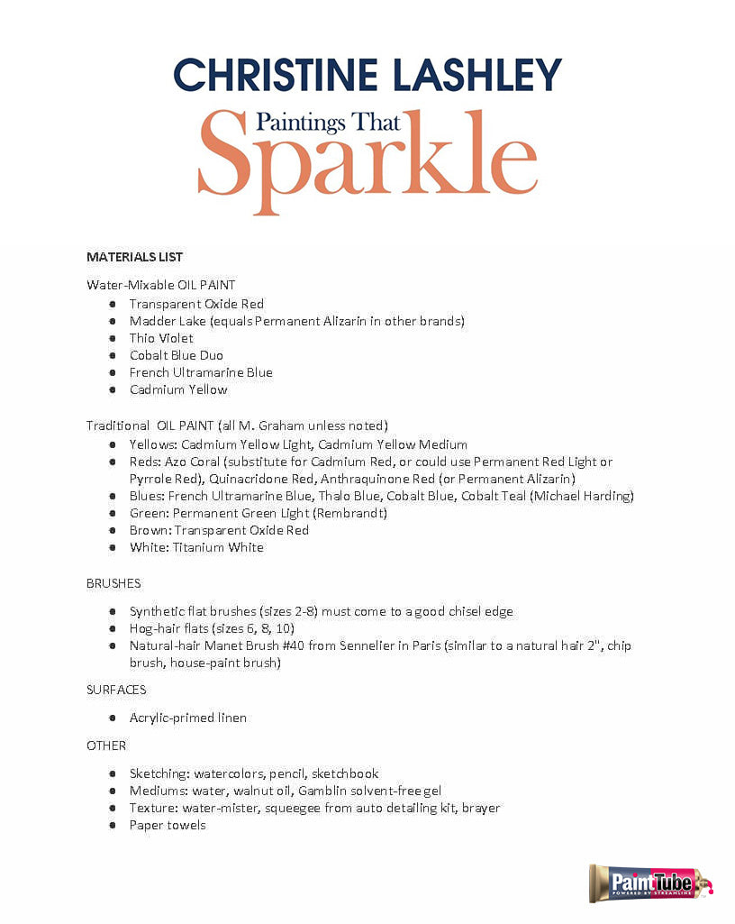 Christine Lashley: Paintings That Sparkle