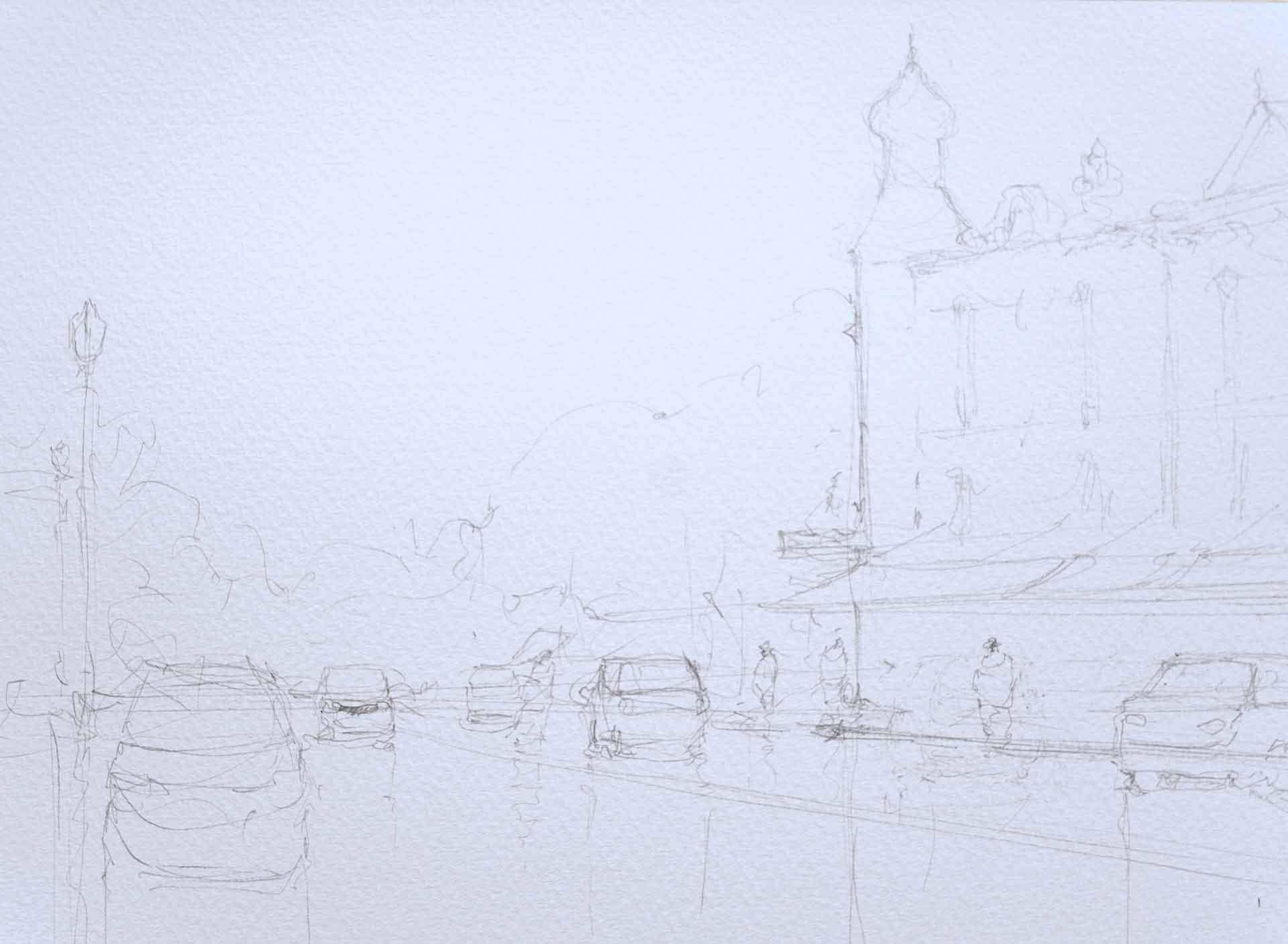 Dan Marshall: Cityscapes in Watercolor