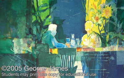George James: The Artistic Process On Yupo Paper