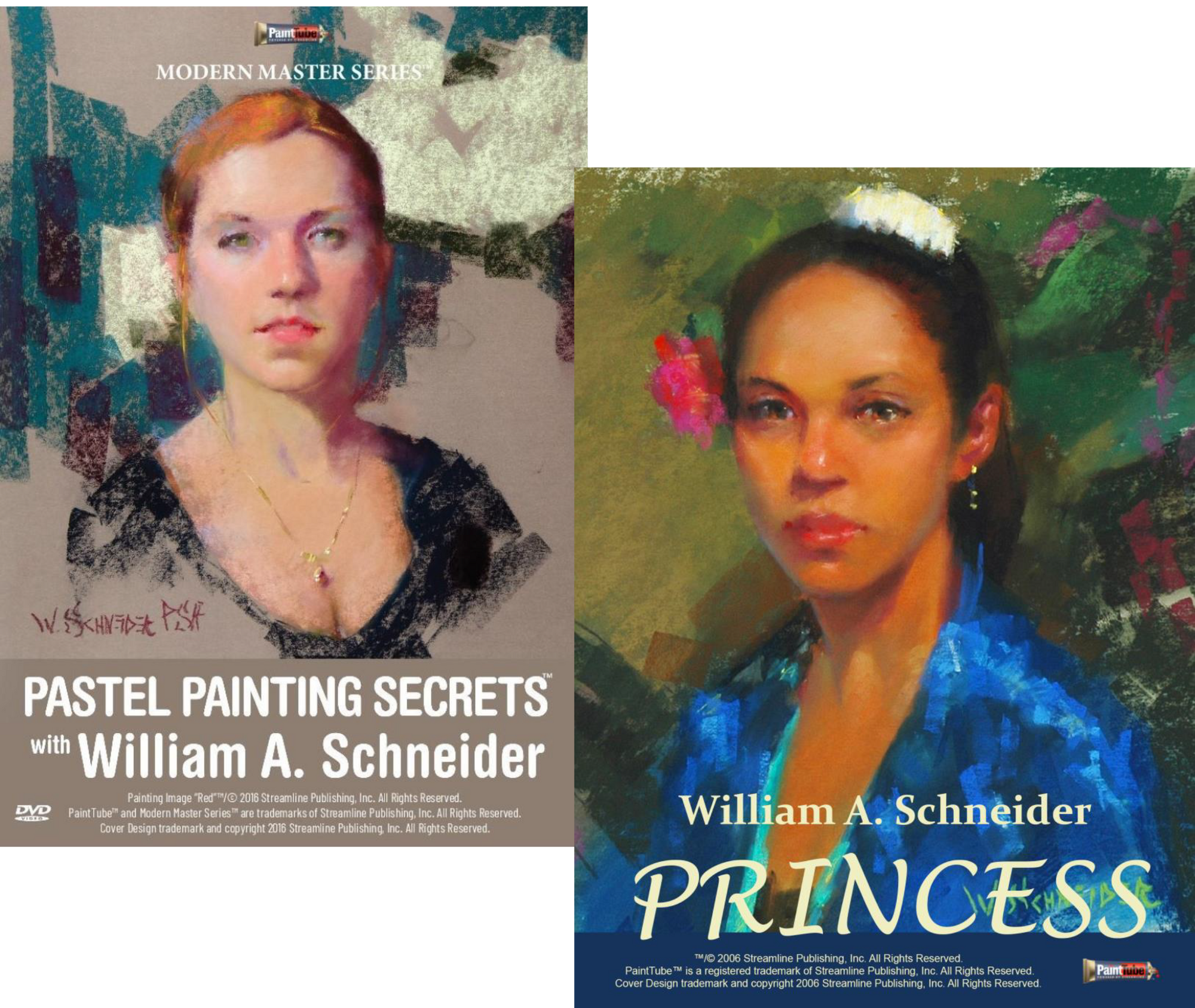 William A. Schneider Portrait Pastel Bundle