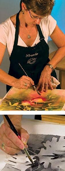 Brenda Swenson: Negative Painting with Watercolor